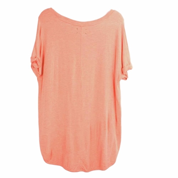 Lou & Grey Women's Hi-Low Tunic Tee Coral  Large - Picture 3 of 6